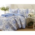 thumbnail image 1 of Cotton Tale Designs PWTWQ Periwinkle Twin Reversible Quilt, 1 of 1