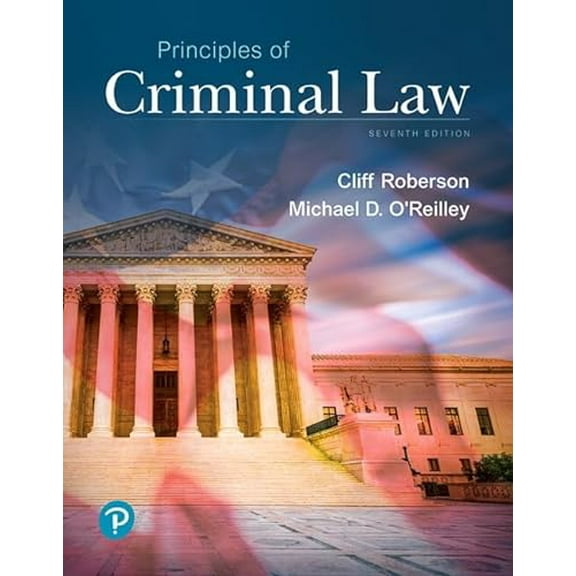 Pre-Owned Principles of Criminal Law, 9780135186282, 0135186285, Paperback, 7 edition