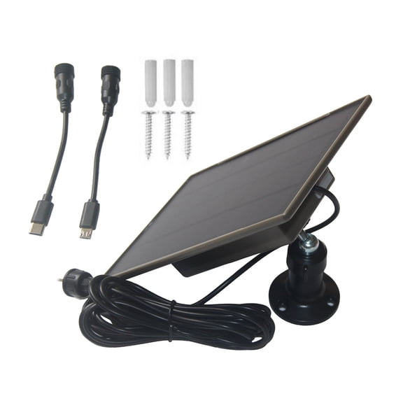 5V Solar Powerbanks 6000mAh Solar Panel For Trail Cameras Waterproof Design With Type C And USB Output Interfaces