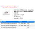 thumbnail image 2 of Auto Trans Shift Solenoid - Compatible with 2011 - 2019 Chevrolet Silverado 3500 HD - AC Delco, 2 of 2
