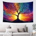 thumbnail image 5 of RKSupls Tree of Life Sun Moon Mandala Tapestry, Home Tapestry Suitable for Hanging for Decorative Wall Hanging, Decorative Bedroom, Living Room Decoration - 60*40in, 5 of 6