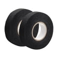 thumbnail image 3 of Cinta adhesiva para arnés de cableado automotriz, 2 unidades, fácil de rasgar, reducción de ruido, resistente al calor, de tela flexible, multiusos, color negro, 3 of 12