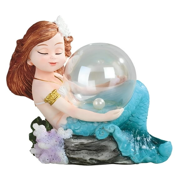 FC Design 5.25"W Mermaid with Bubble Mergirl Figurine Statue Sculpture Ornament Decoration Home/Room Decor and Unique Gift Ideas for Housewarming, Holidays and Birthdays
