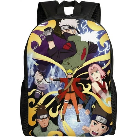 NARUTO Anime Backpack 3d Printing Cartoon Backpack Leisure Travel Outing Hiking Bag Travel Bag