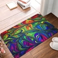 thumbnail image 4 of Sikiie Pride Rainbow Print Flannel Anti-slip Floor Mat 16x24in, Thickened Dustproof Entrance Door Mat Floor Mat for Kitchen, Bathroom, Laundry Room, 4 of 7