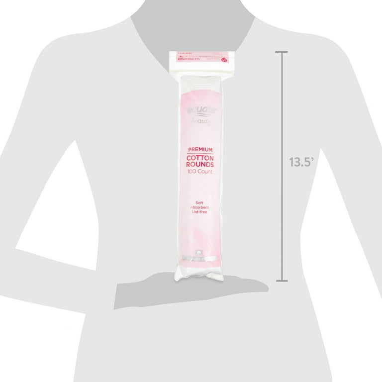 Equate Beauty Premium Cotton Rounds, 100 Count