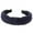 Navy Blue, variant on GROFRY Wide Elastic Non-slip Women Headband Knitted Fabric Women Girl Solid Color Knotted Headband Hair Accessories