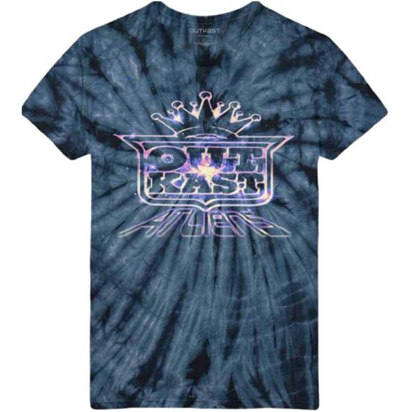 Outkast Adult Space ATLiens Tie Dye T-Shirt