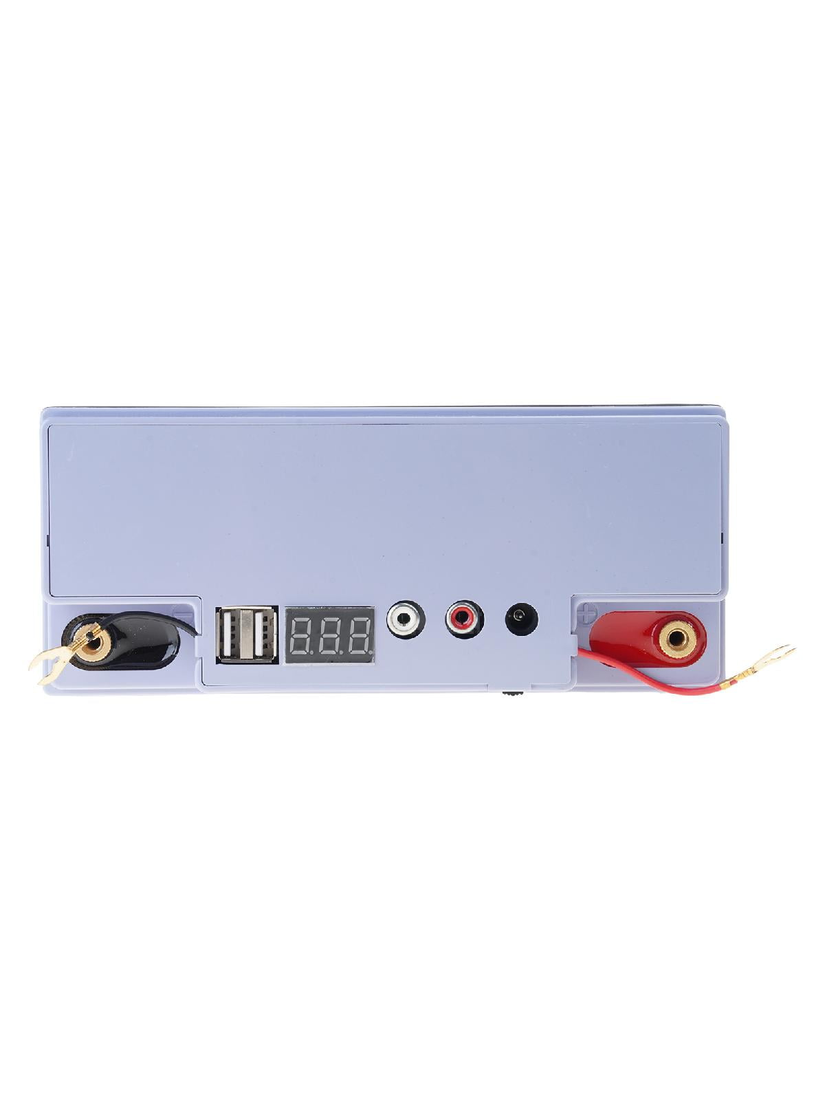 Battery Charging Case Power Banks Box with 2 USB Output Charging 12V 17A Rechargeable Battery Case Replacement