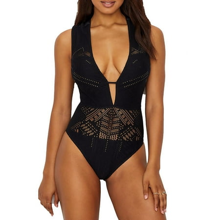 Kenneth Cole See You Swoon Plunge One-Piece
