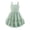 Green, variant on Odeerbi 4-15 Years Child Teen Girls Summer Strap Tiered Dress Sweet Cute Ruffle A-Line Dress for Beach Vacation Birthday