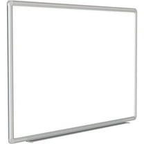 Ghent 48"x144" Aluminum Frame Ceramic Magnetic Whiteboard - Gray Trim