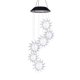 thumbnail image 1 of Inteprter Campanas de viento Luz 600mAh Carillón de viento solar con luz colorida Lámpara de campanas de viento LED decorativas Campanas de viento LED Iluminación navideña Inteprter HA019468-00, 1 of 1