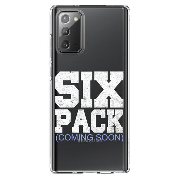DistinctInk Clear Shockproof Hybrid Case for Samsung Galaxy Note 20 (6.7" Screen) - TPU Bumper Acrylic Back Tempered Glass Screen Protector - Six Pack (Coming Soon)