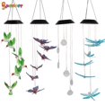 thumbnail image 3 of Spencer Solar Light Dragonfly Wind Chime Outdoor Indoor, Color Changing Led Solar Power Wind Chime Light Hanging Wind Chimes for Home Patio Yard Garden Decor, 3 of 8
