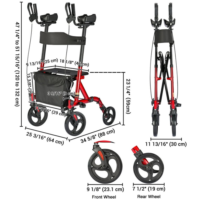 Rollator Walker Cover Made in USA | 8 Designs Happy Hour