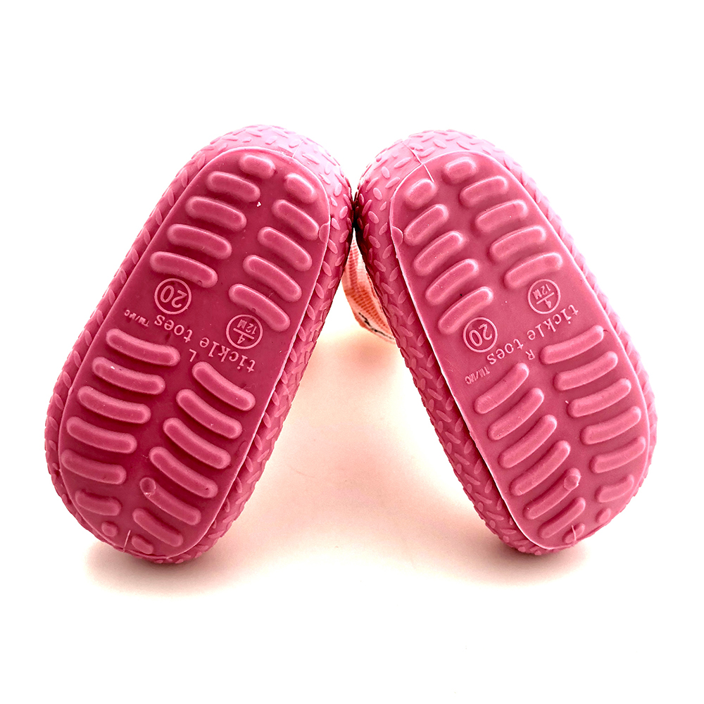 Tickle Toes Pink Owl Non Skids Proof Shoes 6856