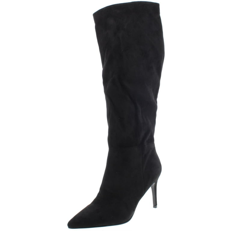 Walmart black knee high boots sale