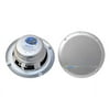 Lanzar 360 Watts 6.5" Dual Cone Marine Speakers (Silver Color)