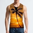 thumbnail image 3 of IROINNID Round Neckline Tank Tops For Men Sleeveless Sports Tank Tops Vest Pullover Graphic Print Tops, 3 of 6