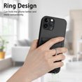 thumbnail image 2 of Allytechgroup iPhone 12 Pro Wallet Case for Women Men, Premium PU Leather Shockproof Hand Wrist Slim Fit Back Cover Phone Case for iPhone 12 Pro, Black, 2 of 5