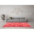 thumbnail image 3 of Ahgly Company Indoor Rectangle Abstract Red Contemporary Area Rugs, 3' x 5', 3 of 4