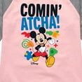 thumbnail image 3 of Disney Jr - Comin' Atcha  - Toddler & Youth Girls Raglan Graphic T-Shirt, 3 of 5