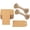 Rectangle-kraft, variant on 100 count  Paper  Tags with String, 2.8x1.6 in Blank  Tags, Marking Price Tag, Writable  Label Present Name Tag for  Wrapping,  Bags, Holiday Arts & Crafts