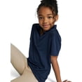 thumbnail image 5 of Wonder Nation Girls Performance Polo Shirt, Sizes XS-XXL, 5 of 6