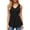 Black, variant on Tank Tops for Women Summer Flowy Peplum Top Sleeveless V Neck Textured Dressy Casual Tank Top