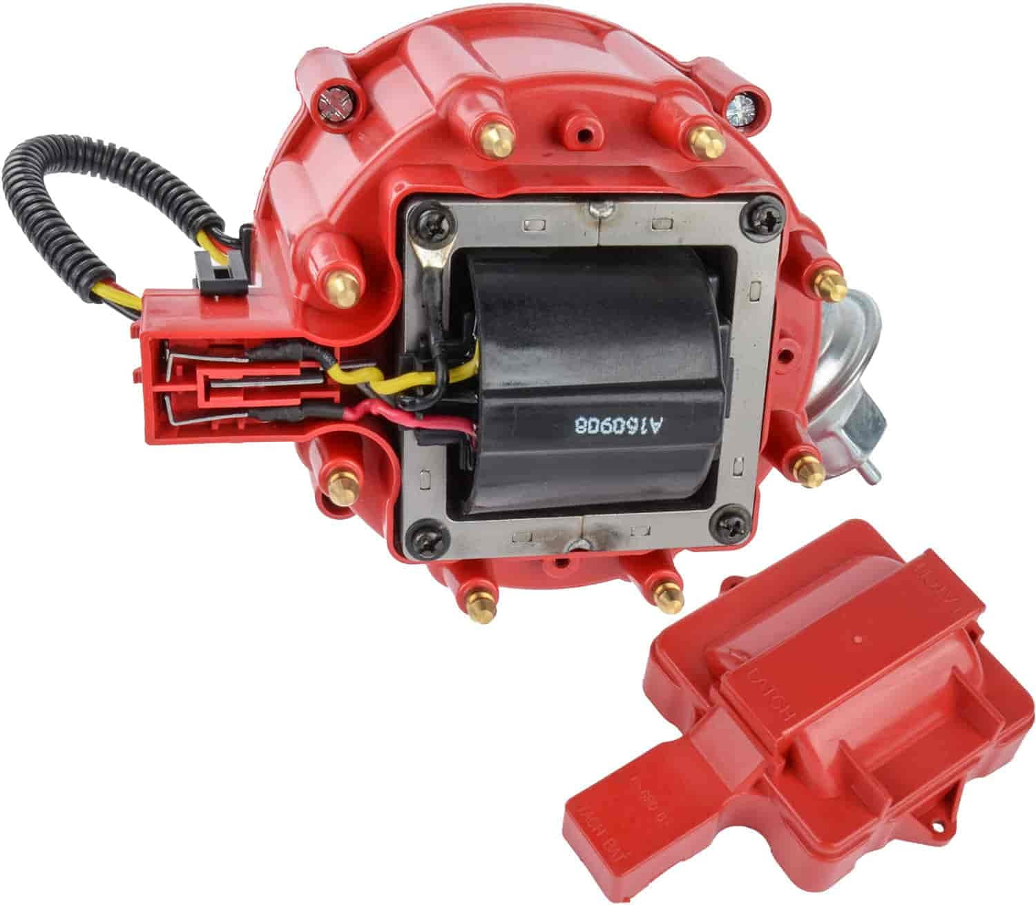 JEGS HEI Distributor for Ford Small Block 221-302 V8 Engines [Red Cap]