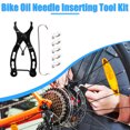 thumbnail image 2 of Unique Bargains Bike Bicycle Chain Repair Tool Kit Replacement with 5 Pairs Quick Link for 6 7 8 Speed Chain Silver Tone, 2 of 6
