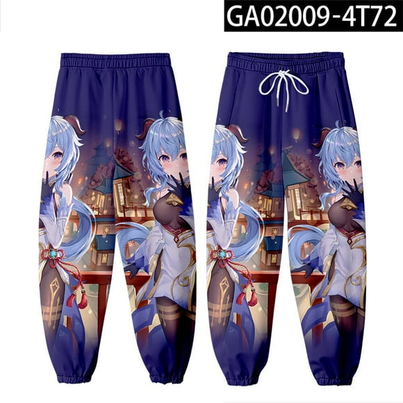 Genshin Impact cosplay vêtements 3D Joggers pantalon de survêtement taille élastique pantalon ample Hip Hop hommes pantalon de survêtement cos Costume femmes/hommes