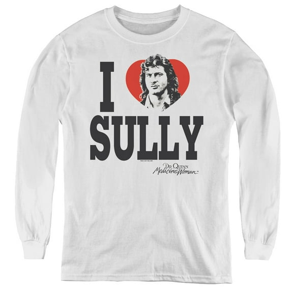 Dr.Quinn I Heart Sully Youth Long Sleeve T-Shirt White
