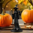 thumbnail image 2 of Witch Figurine: Mystical Silhouette With Spell For Themed, 2 of 5