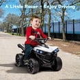 thumbnail image 1 of EastVita 6V Ride on Toy, ATV 4 Wheeler with 1.8MPH Max Speed, White, 1 of 6