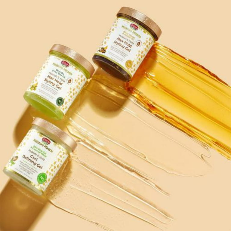 African Pride Moisture Miracle Styling Gel, Black Castor and