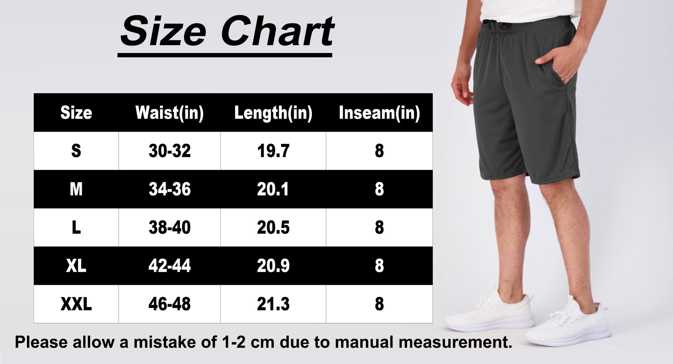 ASUDESIRE 5 Pack Men's Athletic Shorts Mesh Workout Gym Activewear Basketball Shorts 8" Inseam With Pockets