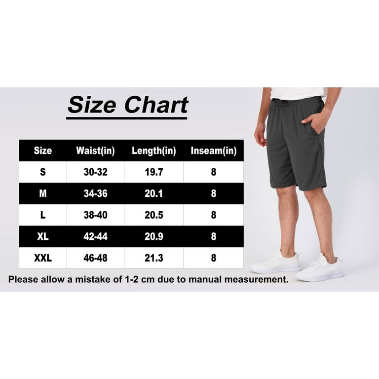 ASUDESIRE 5 Pack Men's Athletic Shorts Mesh Workout Gym Activewear