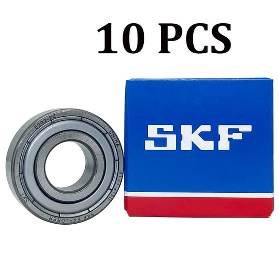 SKF 6202-ZZ Shielded Ball Bearings 15x35x11mm 10 pack
