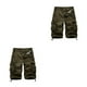 thumbnail image 1 of Qarigey Pantalones cortos de carga Pantalones casuales Traje de hombre Resistencia al desgaste Multiusos Exterior Interior Lavable Moda Verde treinta y cuatro 2Conjunto, 1 of 6