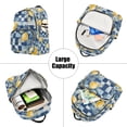 thumbnail image 5 of FORMRS Mini Backpack Purse for Women Travel Daypack Casual Shoulder Bag, Retro Plaid Lemon, 5 of 7
