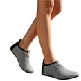 thumbnail image 3 of LTTVQM Womens Water Shoes Swim Shoes Comfortable Water Socks Aqua Yoga Vacation Beach Shoes Quickly Dry Slip on 2026 New Shoes Gray 40(US-8), 3 of 4