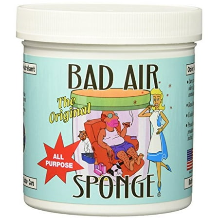 - Bad air sponge odor neutralant neutralizes and absorbs odors 14oz (Pack of 5)