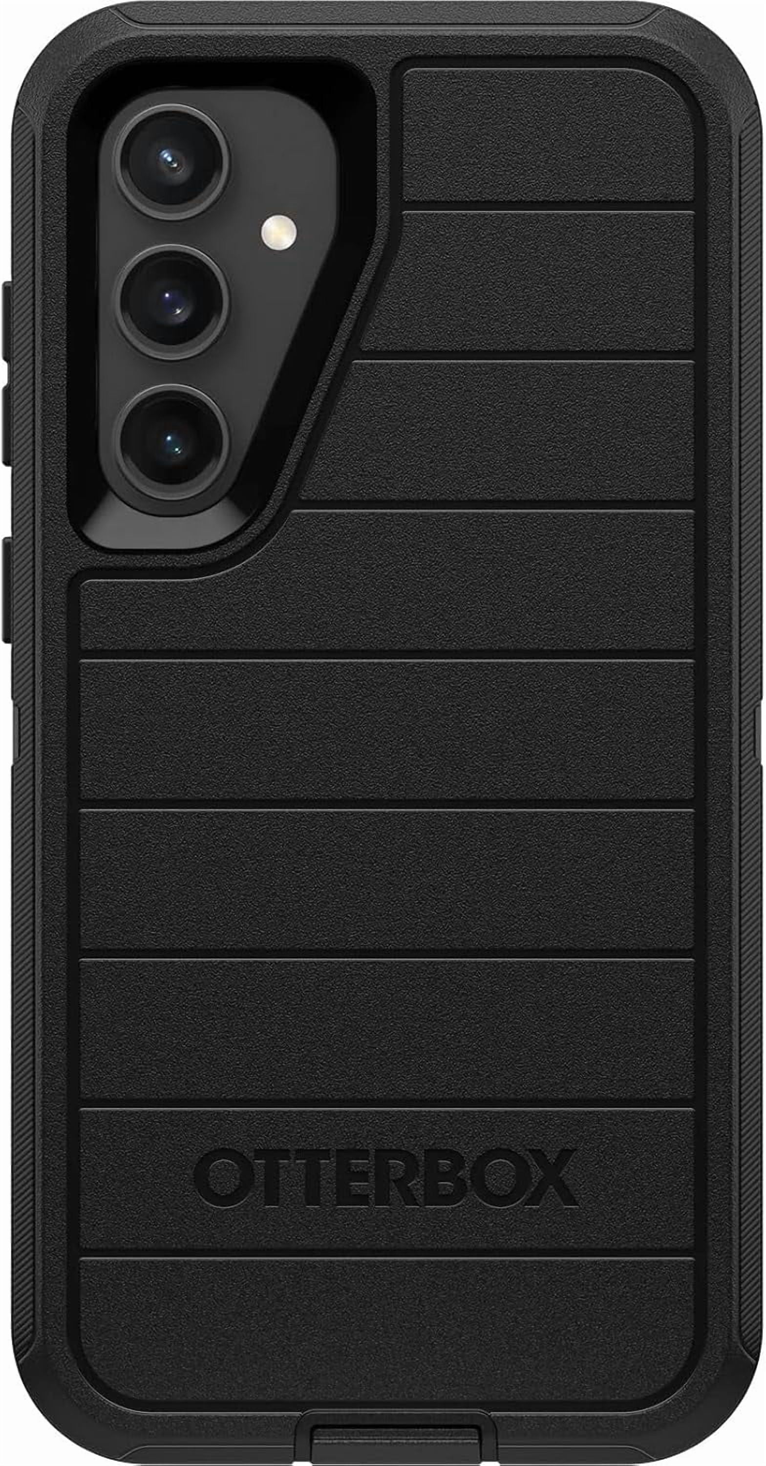 OtterBox Samsung Galaxy S23 FE (Only) - Defender Pro Series Case - Black - Holster Clip Included - Non-Retail Packaging