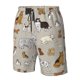 thumbnail image 4 of Fotbe Dog Animal Trajes de Baño Estampados para Hombre, Shorts de Verano de Secado Rápido, Ropa de Playa, Bañadores-Large, 4 of 6