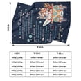 thumbnail image 5 of To my daughter Blanket Lightweight Travel Soft Flannel Throw Blanket Living Room Bedroom Sofa Decoration 60"X80", 5 of 5
