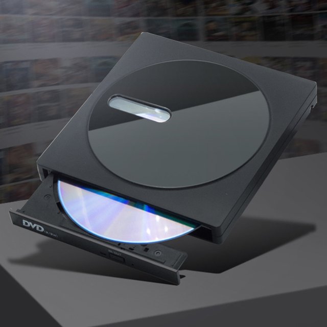 Recinto Externo DVD Unidades ópticas externas USB 3.0 Tipo-C Caja del gabinete para computadora portátil