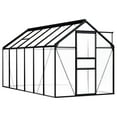 thumbnail image 1 of vidaXL Greenhouse Anthracite Aluminium 7.03 m², 1 of 4