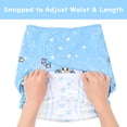 thumbnail image 5 of Littleforbig Washable Adjustable Reusable Waterproof Cloth Adult Diaper Wrap Cover One Size - Astro Babies, 5 of 6